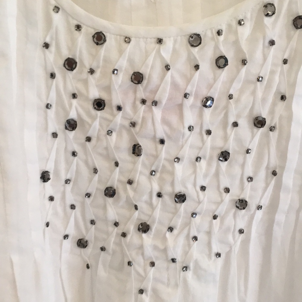💎Rebecca Taylor Crystal top with pockets💎 - Picture 4 of 8